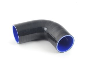 ES#1832275 - A90-60B - Universal Silicone 90 Elbow - 60mm - 2 3/8' ID Black - Universal 90 degree elbow for your needs - Forge - 