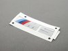 ES#2679113 - 51148060400 - F10 M5 M5 Trunk Emblem - Includes adhesive backing for easy installation - Genuine BMW - BMW