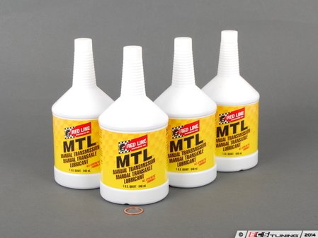ES#2561620 - RL MTLKT - Transmission Service Kit - Includes drain plug washer and four quarts of Red Line MTL transmission fluid - Assembled By ECS - Audi