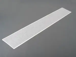 Hood Stripe Left - Black with White Edges