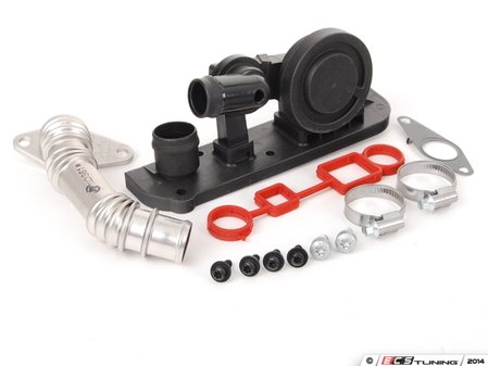 ES#2763486 - 06F129101PKT1 -  Oil Separator/PCV emissions Service Kit - Everything you need to replace a faulty PCV or to perform some preventative maintenance - Assembled By ECS - Volkswagen