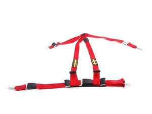 ES#2771866 - SR16652-56 - Quick Fit Harness - Red - Right - A DOT approved harness that utilizes factory attachment points - Schroth - MINI