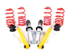ES#2770724 - 28851-11 - Street Performance Coilover Kit - Unrivaled comfort and performance. Average lowering of 1.5"-2.3"F 1.1"-2.0"R - H&R - Volkswagen