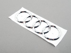 ES#462115 - 8T0853742B2ZZ - Audi Rings Emblem - Chrome - Replace your missing or damaged rings - Genuine Volkswagen Audi - Audi