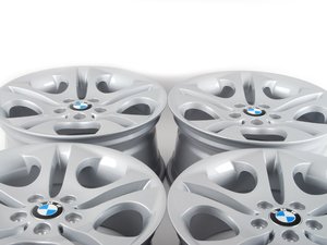 ES#2535466 - 36116758193KT - 18" Style 107 Wheels - Staggered Set Of Four - 18x8 ET47 FR / 18x8.5 ET50 72.6mm CB - Genuine BMW - BMW