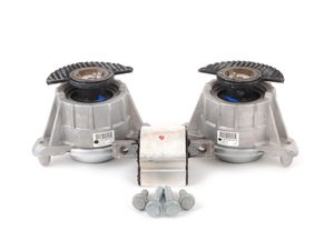 ES#2763761 - 2042404317KT - Drivetrain Mount Kit - Includes both engine mounts and transmission mount with hardware - Assembled By ECS - Mercedes Benz