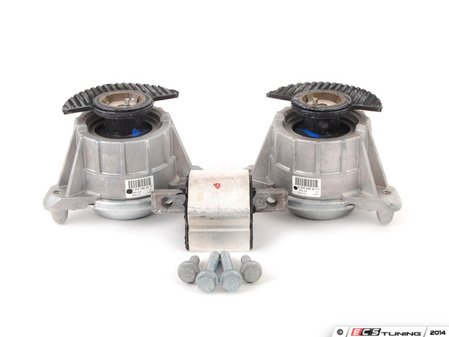 ES#2763761 - 2042404317KT - Drivetrain Mount Kit - Includes both engine mounts and transmission mount with hardware - Assembled By ECS - Mercedes Benz