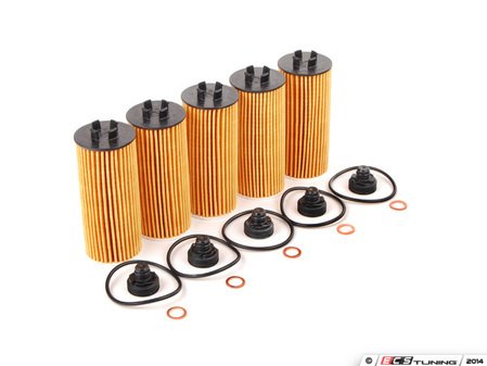 ES#2771444 - 11428570590KT3 - Oil Filter Kit With O-Ring - 5 Pack - Multi-pack oil filter kits to ensure your oil stays contaminant free : Gen 3 MINIs - Genuine MINI - MINI