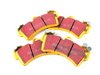 ES#520863 - DP41473R -  Front YellowStuff Performance Brake Pad Set - EBC's premium sport street pad that offers high friction levels and heat fade resistance - EBC - Audi Volkswagen Porsche