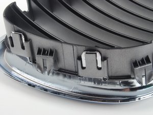 ES#78629 - 51138250051 - Kidney Grill - Left - Chrome Trim w Titanium Slats - Genuine BMW - BMW
