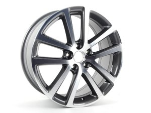 ES#316205 - 1K0601025AG16Z - 18" Charleston - Priced Each  - 18"x7.5" ET51 5x112 - Grey-Metallic - Genuine Volkswagen Audi - Volkswagen