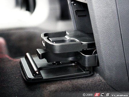 ES#6917 - 1k0898020 - Rear Cup Holder Kit-Anthracite - Replaces rear coin tray with a double OEM cup holder - Genuine Volkswagen Audi - 