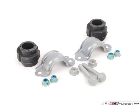 ES#2738354 - 4D0411336GKT2 - Front Sway Bar Installation Kit - Includes new bushings, brackets and hardware - Genuine Volkswagen Audi - Audi