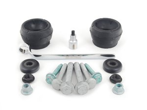 ES#2765595 - MKIVR32SUSPS2KT - ECS Cup Kit/Coilover Installation Kit - Stage 2 - Includes all the necessary suspension parts that should be replaced while installing new shocks/struts or coilovers plus special service tools - Assembled By ECS - Volkswagen