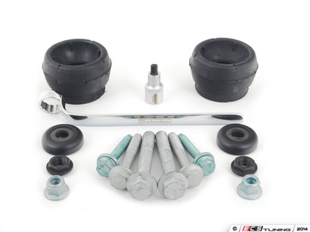 ES#2765595 - MKIVR32SUSPS2KT - ECS Cup Kit/Coilover Installation Kit - Stage 2 - Includes all the necessary suspension parts that should be replaced while installing new shocks/struts or coilovers plus special service tools - Assembled By ECS - Volkswagen