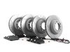 ES#2598694 - 99635140904PEKT3 - Front & Rear Brake Service Kit - Featuring Sebro slotted rotors and Hawk HPS brake pads - Assembled By ECS - Porsche