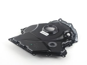 ES#2737581 - 06K109210AF - Timing Chain Cover - Lower - Cover for lower section of timing chain - Includes front crank seal - Genuine Volkswagen Audi - Audi Volkswagen