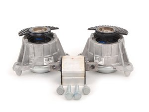 ES#2763760 - 20424043171KT - Drivetrain Mount Kit - Includes both engine mounts and transmission mount with hardware - Genuine Mercedes Benz - Mercedes Benz