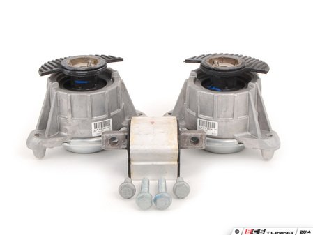 ES#2763760 - 20424043171KT - Drivetrain Mount Kit - Includes both engine mounts and transmission mount with hardware - Genuine Mercedes Benz - Mercedes Benz