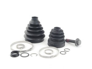 ES#2776718 - 1K0498201CKT - CV Joint installation kit - Includes all the boots and bolts you'll need to service one driveshaft - Genuine Volkswagen Audi - Volkswagen
