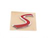 ES#2767948 - 51137414340 - S Grille Badge emblem - Attaches to the front upper grille - Genuine MINI - MINI