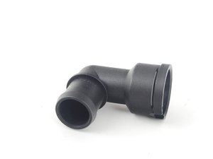 ES#2709007 - 037121619 - Lower Radiator Hose Adapter - Plastic bend that connects the lower radiator hose to the thermostat cover - URO - Volkswagen