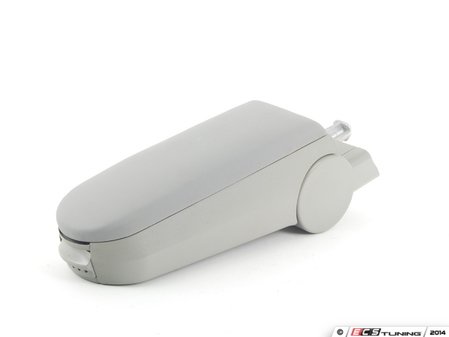 ES#2595483 - 3592CONL10502 - B5 Center Armrest Kit - Gray Leatherette - Replace your dirty or stained armrest with this complete ECS unit - ECS - Volkswagen