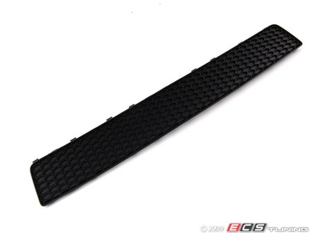 ES#437957 - 8E08078333FZ - Rear Bumper Trim - Black - Located in the center of the rear bumper on your RS4 - Genuine Volkswagen Audi - Audi