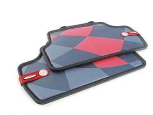 ES#2715090 - 51472354167 - Rear Rubber Factory Floor Mats Set JCW Pro - Priced As Set  - (NO LONGER AVAILABLE) - Replace or upgrade to factory MINI mats - Genuine MINI - 