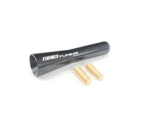 68mm Sharan Style Billet Aluminum Antenna - Black