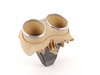 ES#1778521 - 21968004148K67 - Cup Holder Assembly - Buckskin  - Replacement cup holder in Buckskin (Color Code 8K67) - Genuine Mercedes Benz - Mercedes Benz