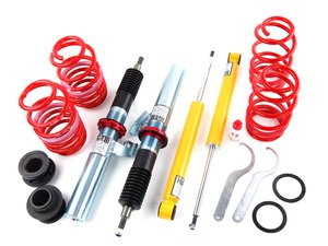 ES#1876340 - 29000-11 - MK6 Golf / GTI Ultra Low Coilovers - Ultra Low for the extreme enthusiasts. Average lowering of 1.6"-3.1"F 2.0"-3.1"R - H&R - Volkswagen