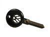 ES#6940 - VT1P3006 - Blank Un-Cut Key - MKII Style - Pick up a new black key for your Volkswagen MKII and get back into your car - Bremmen Parts - Volkswagen