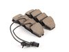 ES#2587779 - OEFRKT1 - Front & Rear Euro Ceramic Brake Pad Kit - Ceramic composite developed to meet low dust & noise requirements, includes front and rear pads - Akebono - Audi
