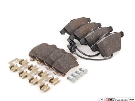 ES#2765610 - 8E0698151GKT3 - Front & Rear Brake Pad Kit - Factory replacement pads for a stock feel - Genuine Volkswagen Audi - Audi