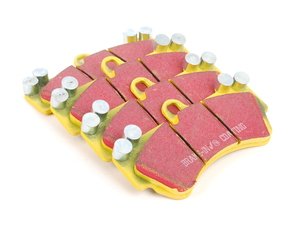 ES#520878 - DP41521R - YellowStuff Performance Brake Pads - EBC's premium sport street pad that offers high friction levels and heat fade resistance - EBC - Volkswagen Porsche