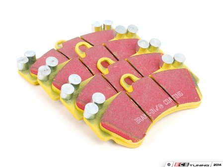 ES#520878 - DP41521R - YellowStuff Performance Brake Pads - EBC's premium sport street pad that offers high friction levels and heat fade resistance - EBC - Volkswagen Porsche