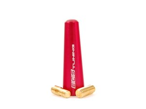 ES#2739457 - 001757ECS01B-03 - 50mm Billet Aluminum Antenna - Red - (NO LONGER AVAILABLE) - Increase your visual appeal by decreasing your antenna length - ECS - 