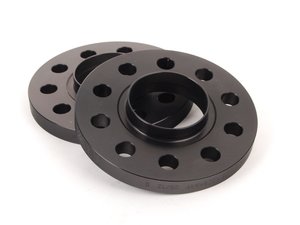ES#2730959 - 3055665SW - DR Series Wheel Spacers - 15mm (1 Pair) Black - Get a new set of spacers and widen the stance of your vehicle - H&R - Audi Mercedes Benz MINI Porsche