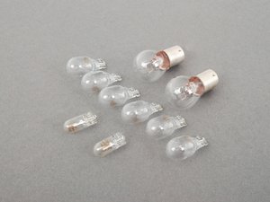 ES#2749255 - N0177522KT - Tail Light Bulb Refresh Kit - Includes every bulb for both bumper mounted tail lights - Assembled By ECS - Audi
