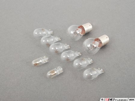 ES#2749255 - N0177522KT - Tail Light Bulb Refresh Kit - Includes every bulb for both bumper mounted tail lights - Assembled By ECS - Audi