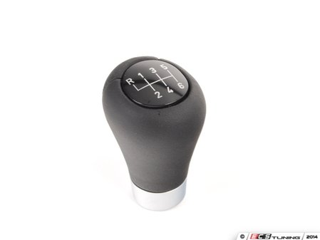 ES#47391 - 25117839528 - Shift Knob - Leather 6-Speed - Schwarz  - Genuine BMW - BMW