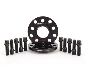 ES#2748256 - ECS1076ECSWBKKT - ECS Wheel Spacer & Bolt Kit - 12.5mm With Black Conical Seat Bolts - Complete kit for two wheels, comes with everything you need to install spacers on your aftermarket wheels - ECS - Audi Volkswagen
