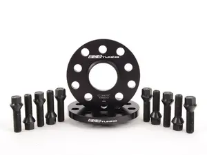 ECS Wheel Spacer & Bolt Kit - 12.5mm With Black Conical Seat Bolts