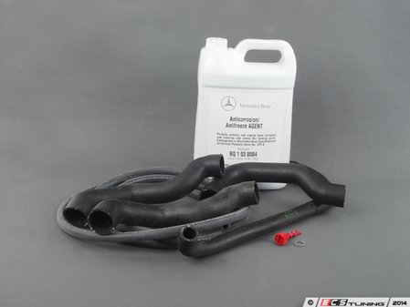 ES#2777514 - 2025013982KT1 - Radiator Hose Replacement Kit - Includes All Hoses, Coolant And Drain Plug - Genuine Mercedes Benz - Mercedes Benz