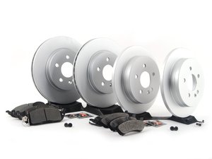 ES#2762541 - 1634230112KT13 - Front & Rear Brake Service Kit - Featuring Meyle Rotors And Pads - Assembled By ECS - Mercedes Benz