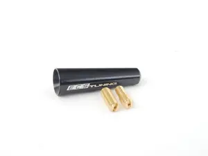 50mm Billet Aluminum Stubby Antenna - Black
