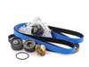 ES#2777124 - 078198479KT2 - Timing Belt Kit - Ultimate with Gates Racing Timing Belt - Complete kit to service your timing belt, water pump, and thermostat - Assembled By ECS - Audi