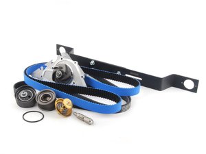 ES#2777125 - 078198671kt - Timing Belt Kit - Ultimate With Gates Racing Timing Belt & Cam Locking Tool - Complete kit to service your timing belt, water pump, and thermostat - Assembled By ECS - Audi