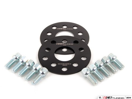 ES#250723 - ECS10153KTWB -  ECS Wheel Spacer And Bolt Kit - 4mm With Ball Seat Bolts - Comes with everything you need to install spacers on two wheels - ECS - Audi Volkswagen